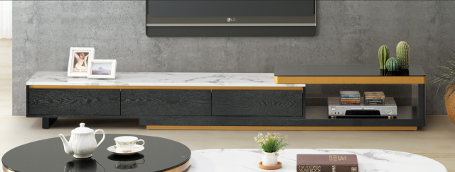 赫伯特石面 6 尺伸縮長櫃